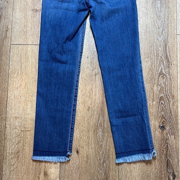 Parker Smith Straight Leg Raw Hem Jeans Size 00/24 - Picture 7 of 9